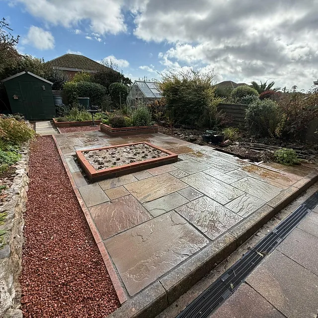 paved patio