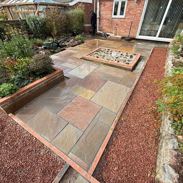 landscaped garden