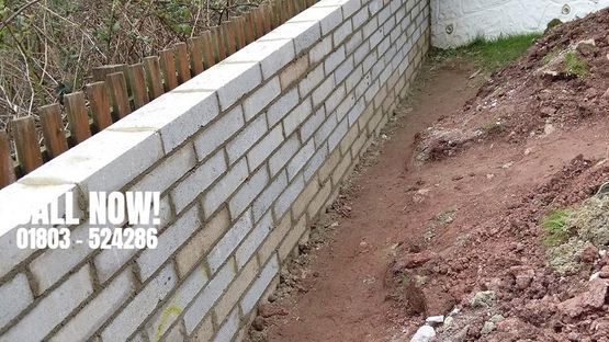 A small wall built by our team 