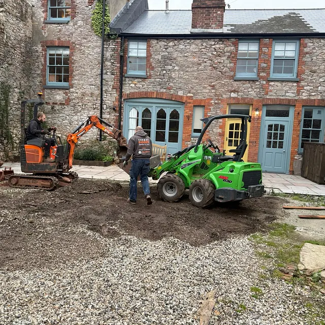 garden makeover in progress