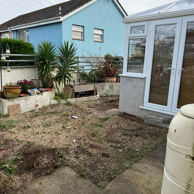 garden before makeover