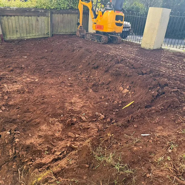 preparing from garden for makeover